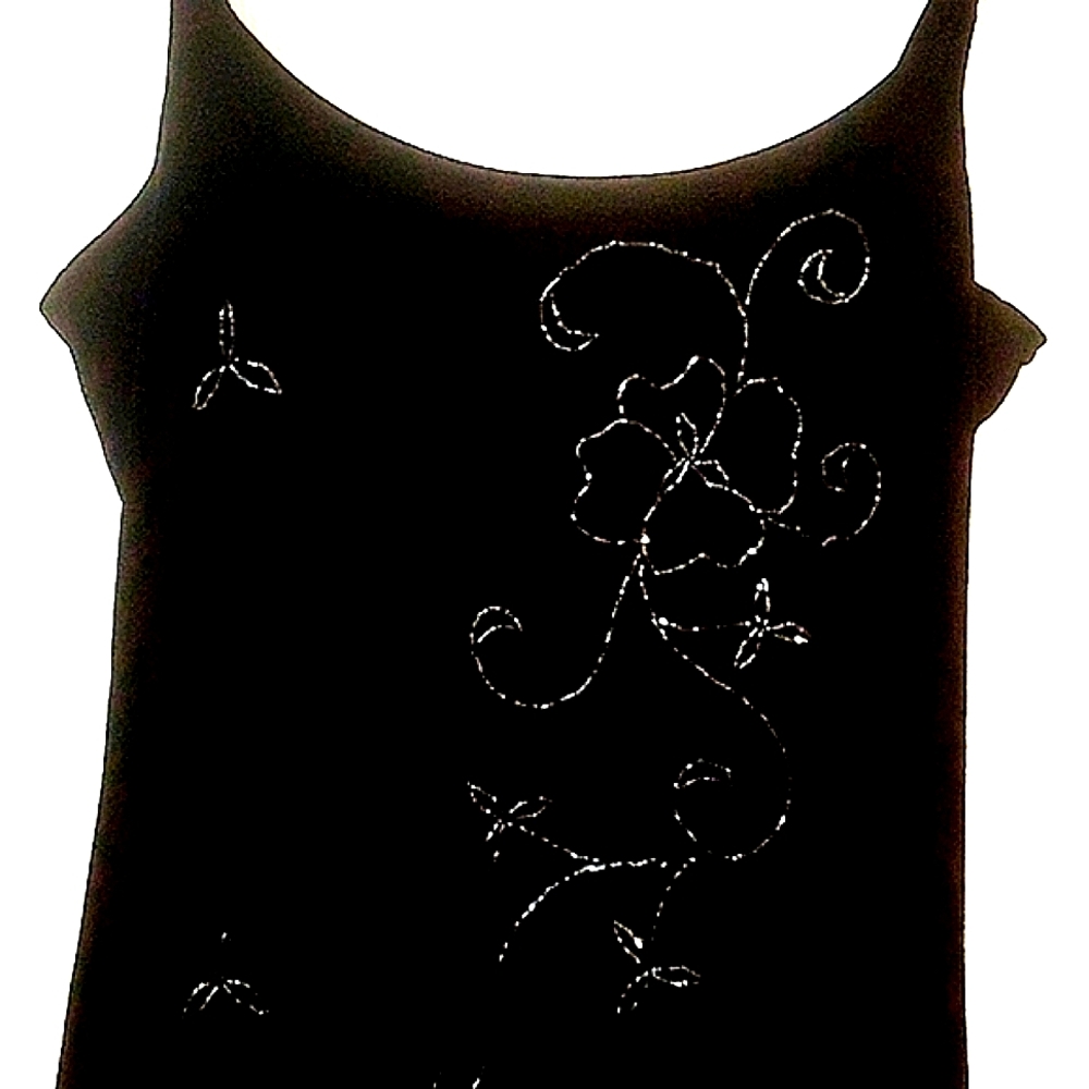 BLACK SEQUIN DRESS